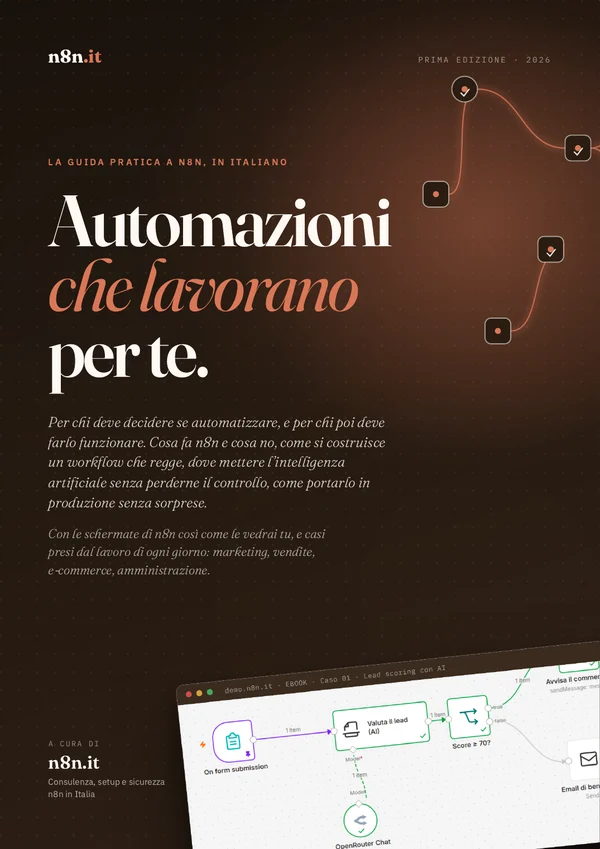 Copertina dell'ebook Automazioni che lavorano per te